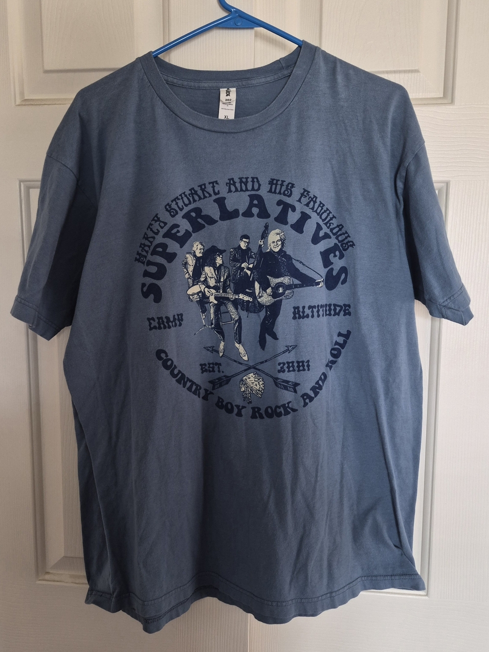 Marty Stuart and His Fabulous Superlatives Country Boy Rock and Roll T-Shirt XL